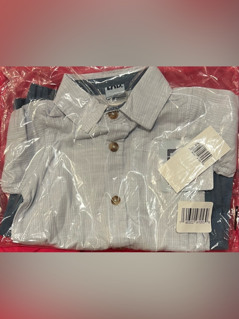 Little Lad 2 Pc Set Button Up Onesie & Formal Style Pants NWT Summer 3-6M NWT